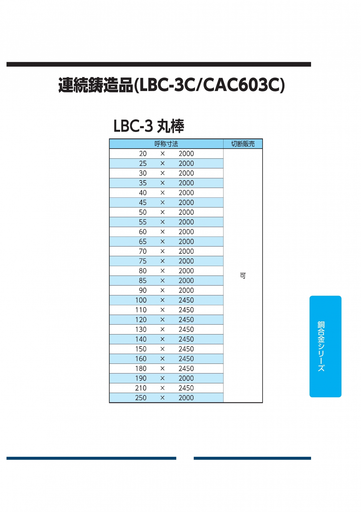 LBC-3丸棒(CAC603C)